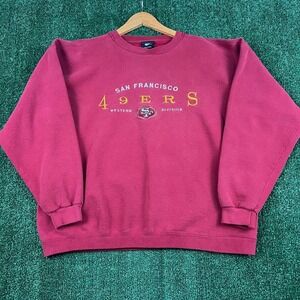 Vintage Starter NFL San Francisco 49ers Crewneck Sweatshirt Men's Large Boxy 90s